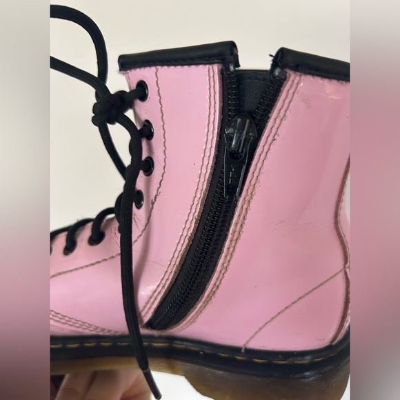 Dr Marten Pink Kids Size 2 - Picture 8 of 11